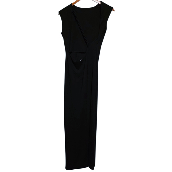 Reformation Nili Knit Dress in Black Size Small - mordernwear.com
